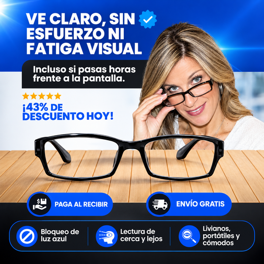 Gafas Bifocales OnePower – Enfoque Ajustable para Leer y Ver de Cerca